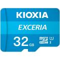 KIOXIA ()  microSD  Exceria microSDHCU1 R100 C10 եHD ®ɤ߼ 100MB/s 32GB LMEX1L032GG2ڥ᡼زġۡ32GB