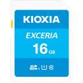KIOXIA ()  SD Exceria SDHCU1 R100 C10 եHD ®ɤ߼ 100MB/s 16GB LNEX1L016GG4ڥ᡼زġ