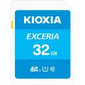 KIOXIA ()  SD Exceria SDHCU1 R100 C10 եHD ®ɤ߼ 100MB/s 32GB LNEX1L032GG4ڥ᡼زġ [Ԥ]32GB