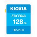 KIOXIA ()  SD Exceria SDXCU1 R100 C10 եHD ®ɤ߼ 100MB/s 128GB LNEX1L128GG4ڥ᡼زġۡ128GB