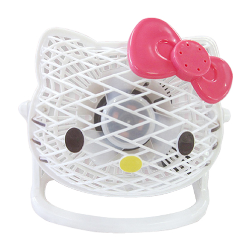 ハローキティのフェイス<br>型USBアロマファン