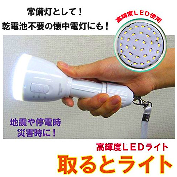 SWITZTOOL 高輝度LED充電ライト 取るとライト TL-DC01 (sb)【送料無料】