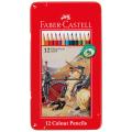 FABER CASTELL ファーバーカステル 色鉛筆 12色セット TFC-CP/12C【メール便可】　12色セット
