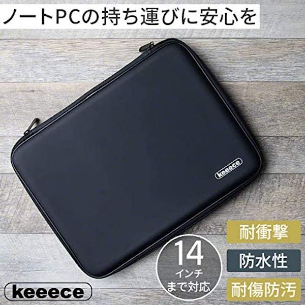 Keeece キース 14インチ ノートパソコン用PCバッグ 3R-KCBAG01【送料無料】　ブラック