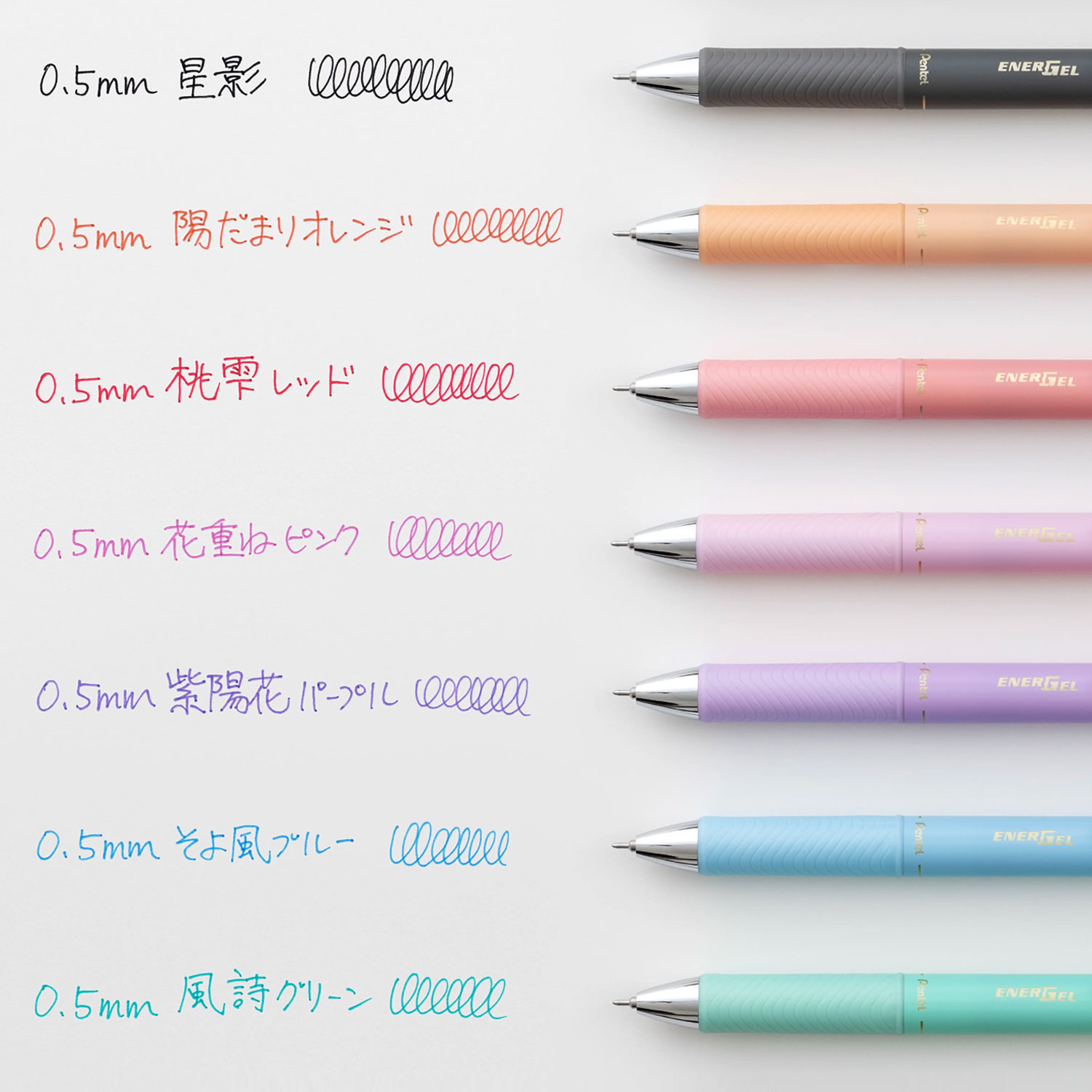 �ڸ���� �ڤ�Ƥ� Pentel ���륤�� ���ʡ������� ���ϥ� Kohare ñ���ܡ���ڥ� 0.5mm �ڥ᡼���زġۡ���7����������