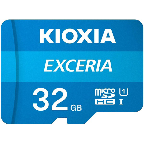 KIOXIA キオクシア(旧東芝)  microSD  Exceria microSDHC　U1 R100 C10 フルHD 高速読み取り 100MB/s 32GB LMEX1L032GG2【メール便可】　32GB