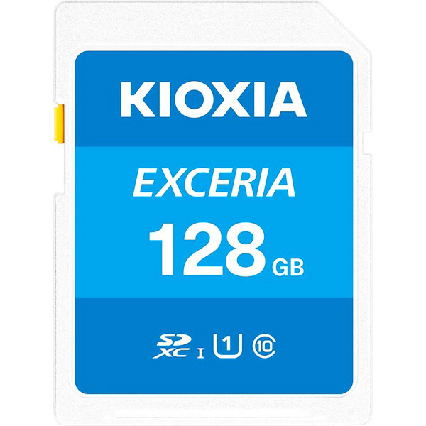 KIOXIA キオクシア(旧東芝) SDカード Exceria SDXC U1 R100 C10 フルHD 