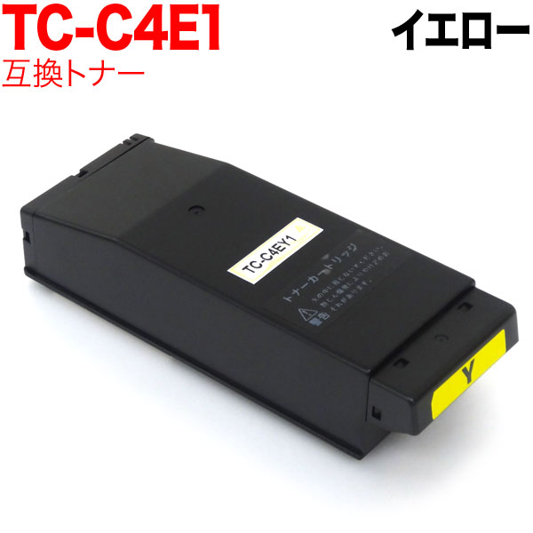 沖電気用 TC-C4EY1 互換トナー 【送料無料】 イエロー（品番：QR-TC