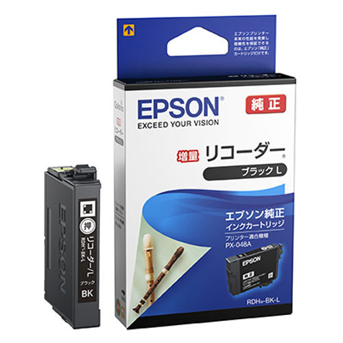 【人気商品】EPSON 純正インク RDH-BK-L リコーダー ブラックL 増