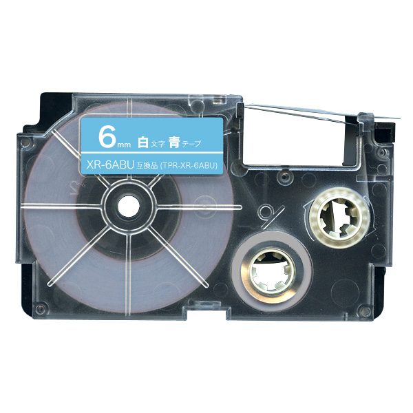 カシオ計算機(CASIO) テープ XR-18X-5P-E 透明に黒文字 18mm 5個 - 3
