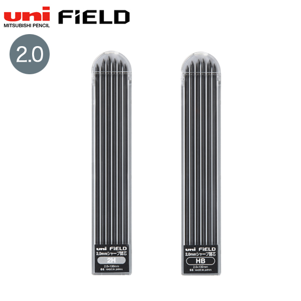 三菱鉛筆 uni フィールド 建築用 2.0mm シャープ替芯 uni2.0-210 1P