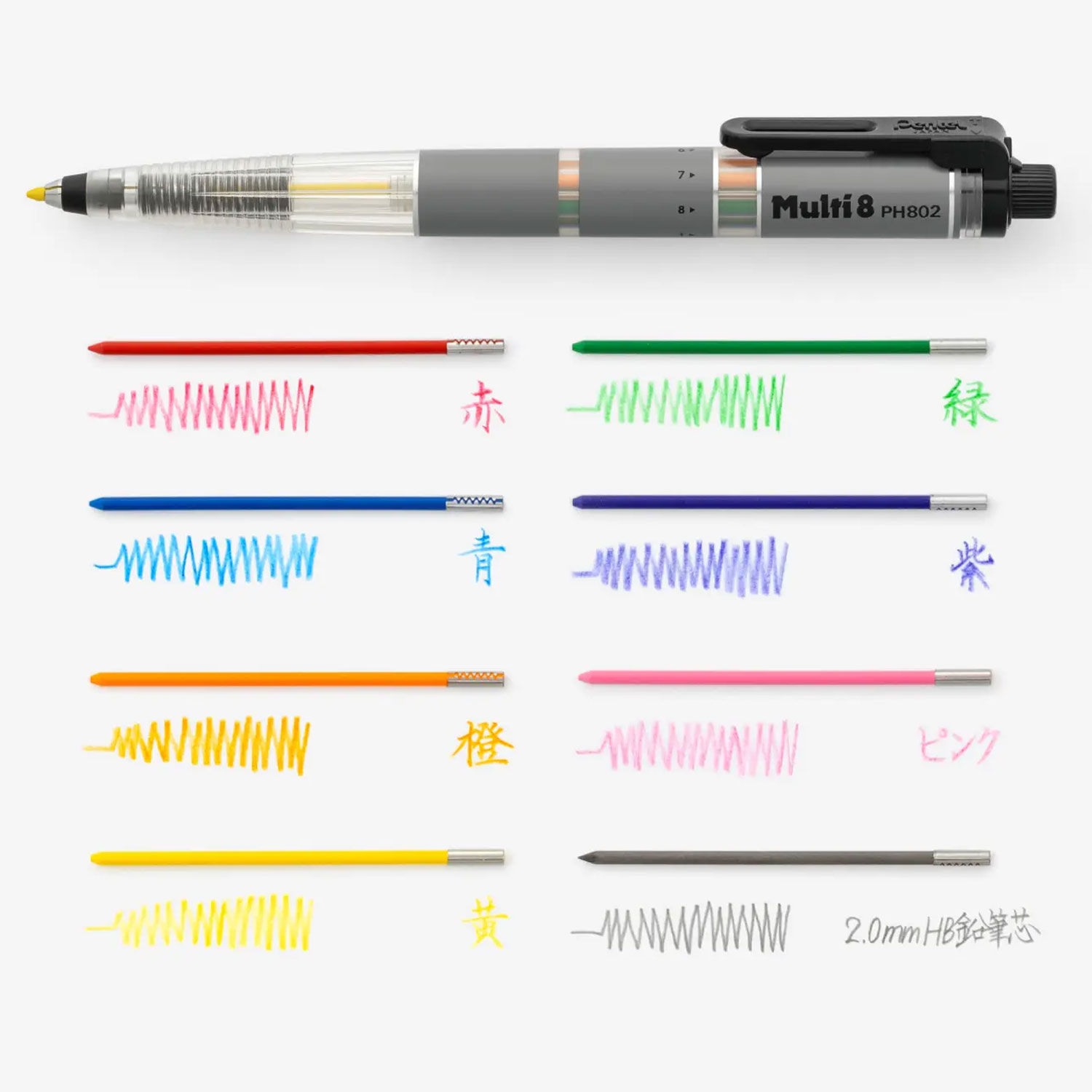 �ڤ�Ƥ� Pentel Multi8 �ޥ��8���å� XPH802ST�ڥ᡼���زġۡ�
